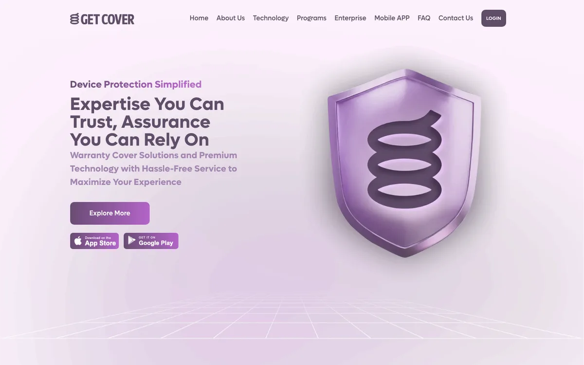 The GetCover warranty platform
